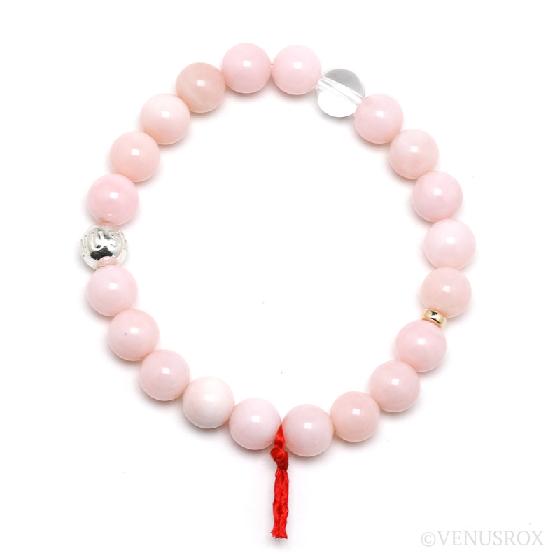 Pink Opal Bead Bracelet from Peru | Venusrox