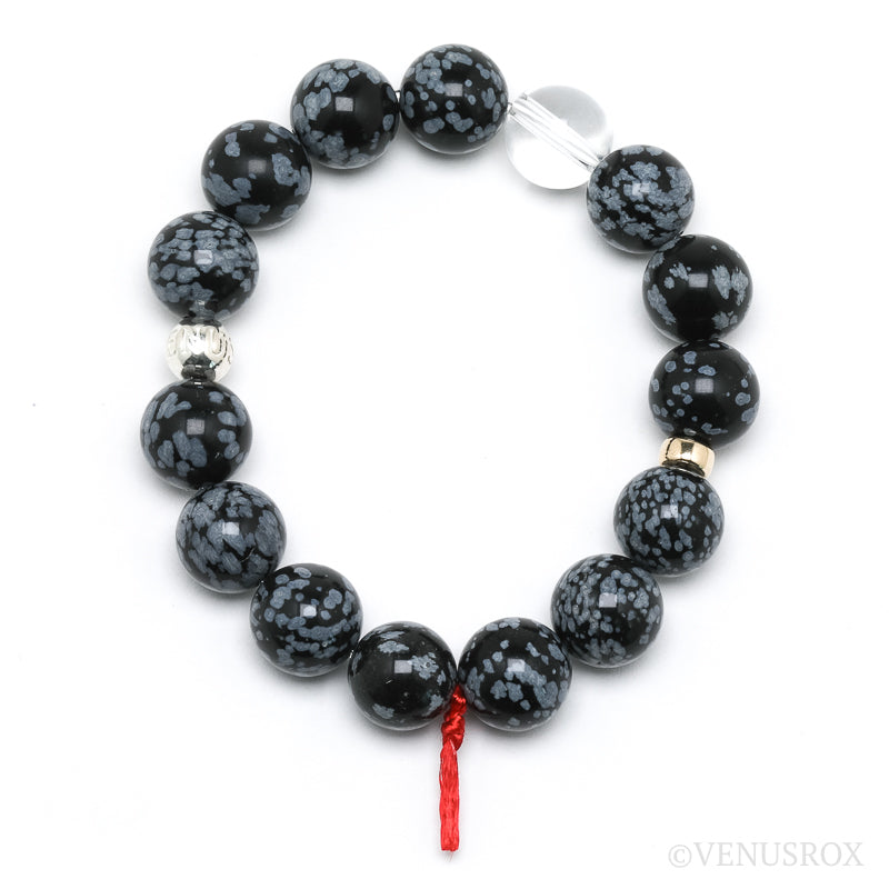 Snowflake Obsidian Bracelet from Mexico | Venusrox