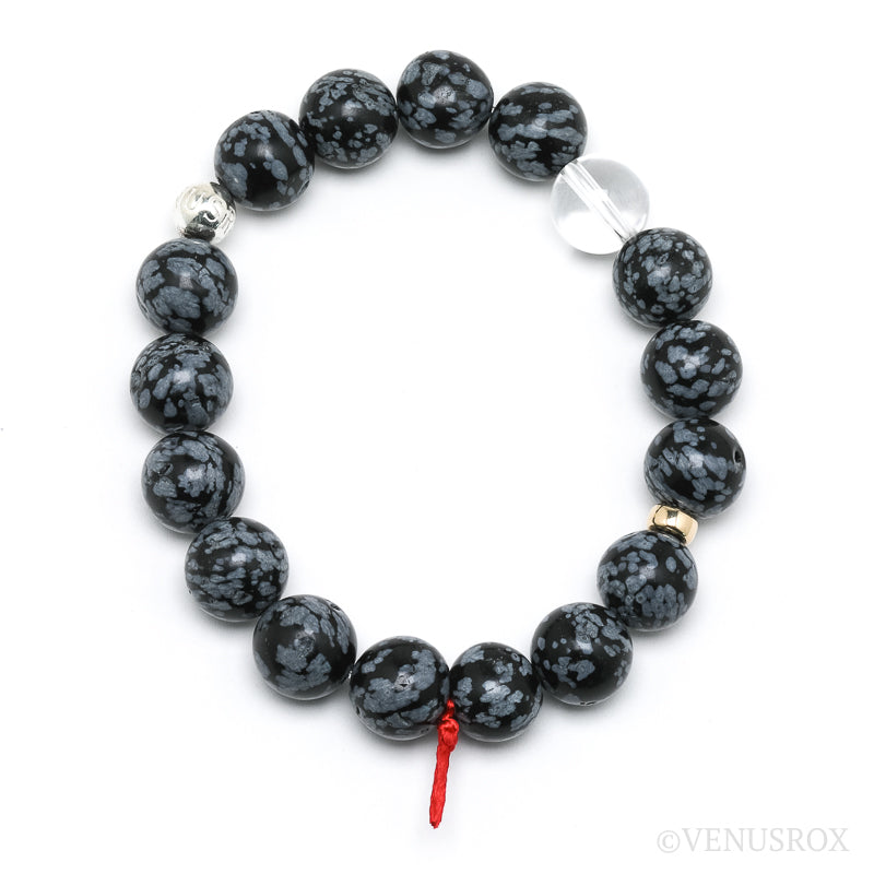 Snowflake Obsidian Bracelet from Mexico | Venusrox