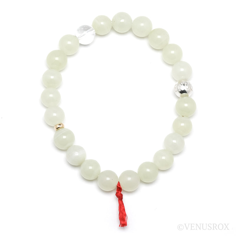 Green Calcite Bead Bracelet from Afghanistan | Venusrox