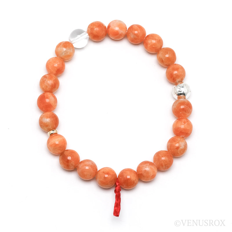 Orange Calcite Bead Bracelet from Brazil | Venusrox