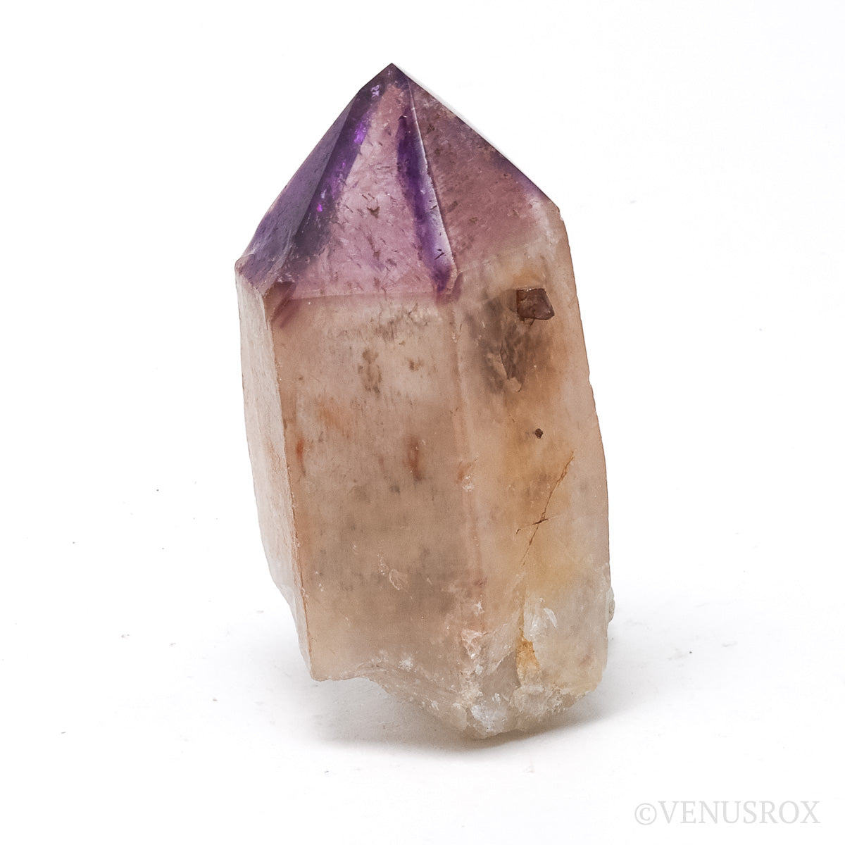 Amethyst Phantom Polished/Natural Point from Cristalina, Goiás, Brazil | Venusrox