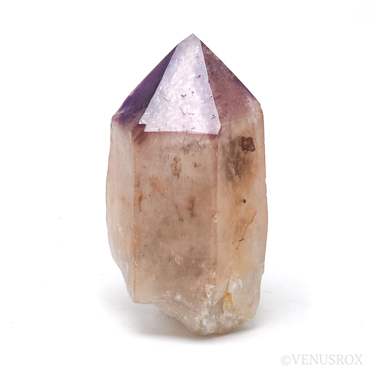 Amethyst Phantom Polished/Natural Point from Cristalina, Goiás, Brazil | Venusrox