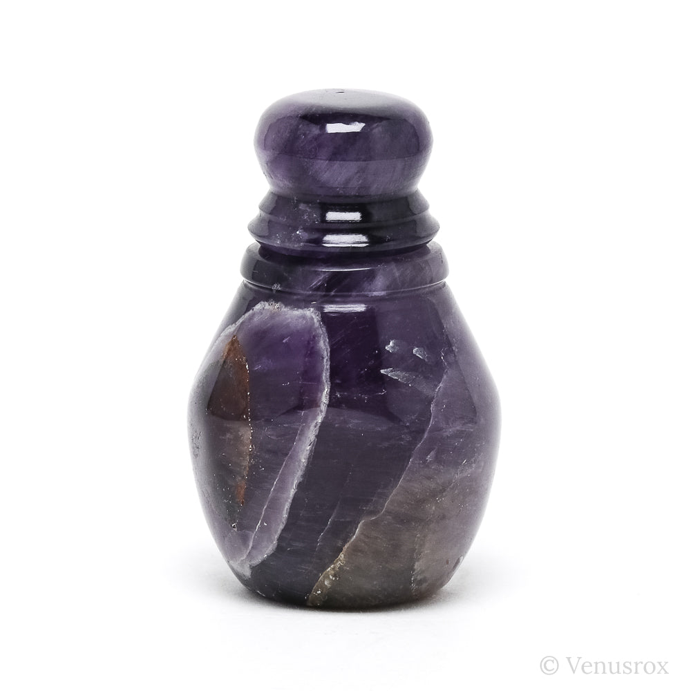 Chevron Amethyst Polished Bottle from India | Venusrox