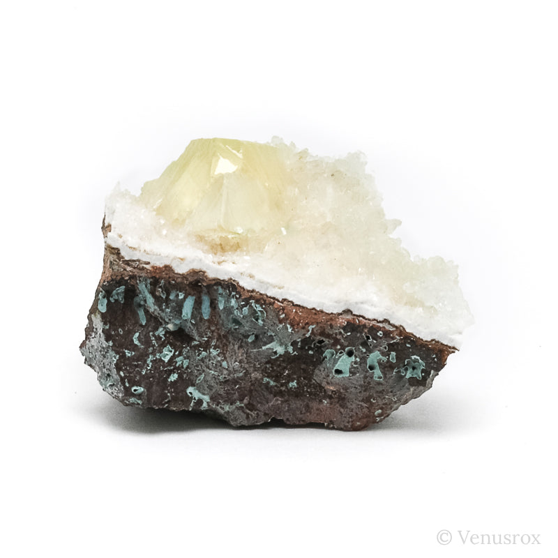 Calcite Calcite on Matrix Natural Cluster from India | Venusrox