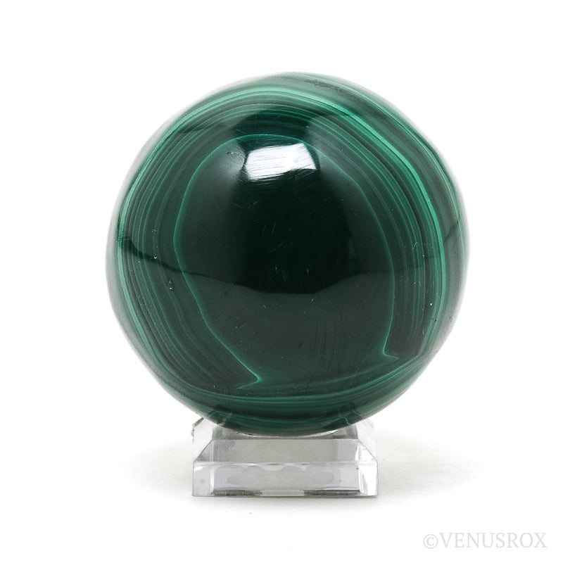 Malachite Polished Sphere from the Democratic Republic of Congo | Venusrox