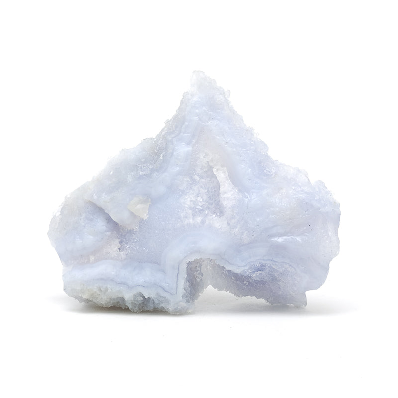 Blue Chalcedony Natural Crystal from Chikwawa, Malawi | Venusrox