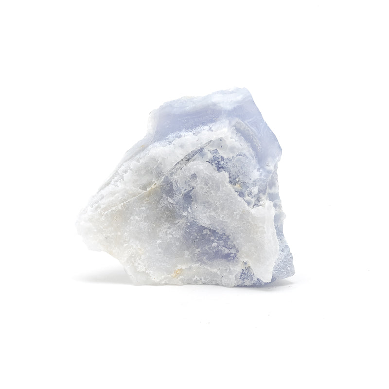 Blue Chalcedony Natural Crystal from Chikwawa, Malawi | Venusrox