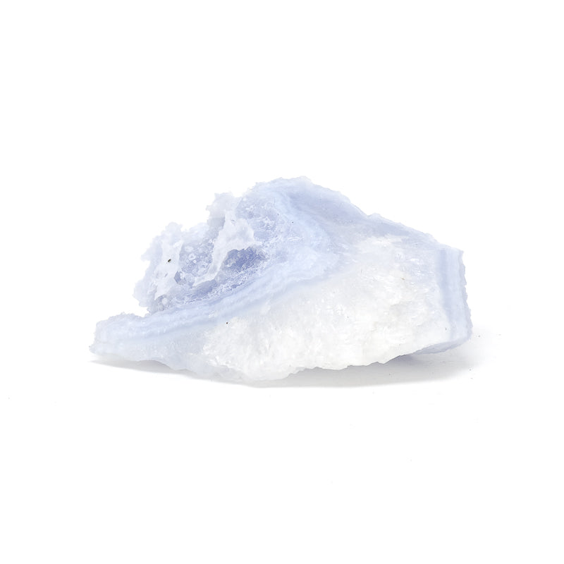 Blue Chalcedony Natural Crystal from Chikwawa, Malawi | Venusrox