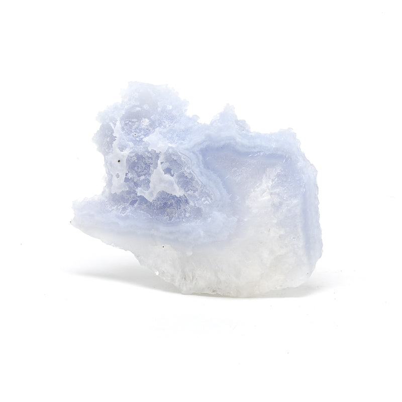 Blue Chalcedony Natural Crystal from Chikwawa, Malawi | Venusrox