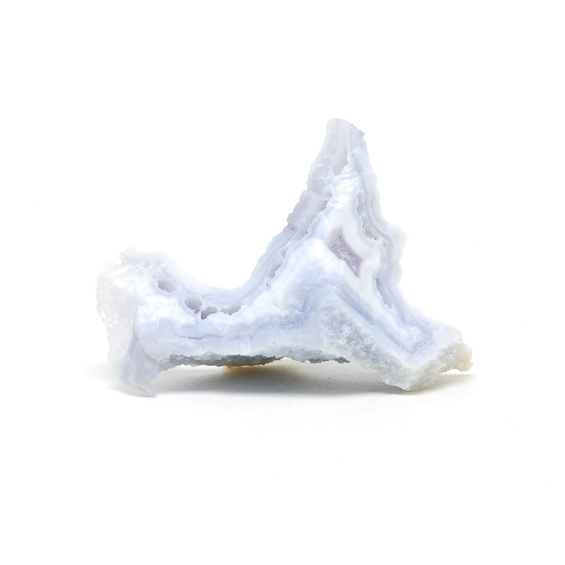 Blue Chalcedony Natural Crystal from Chikwawa, Malawi | Venusrox