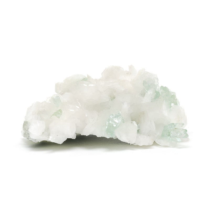 Green Apophyllite & Stilbite on Matrix Cluster from Lonavala, Pune District, Maharashtra, India | Venusrox