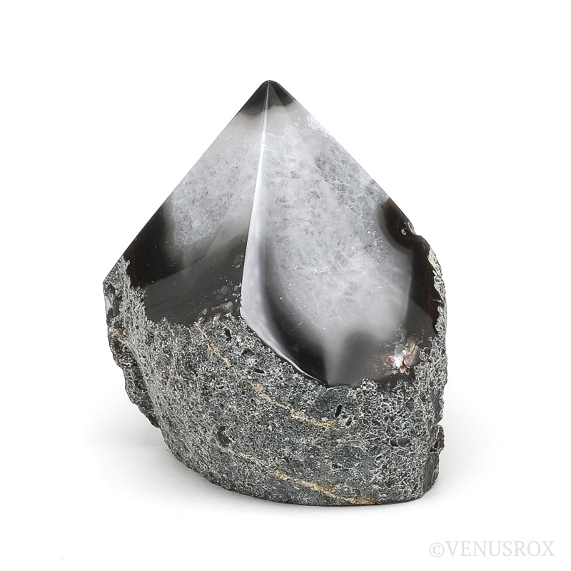 Agate with Quartz Polished/Naturtal Point from Brazil | Venusrox