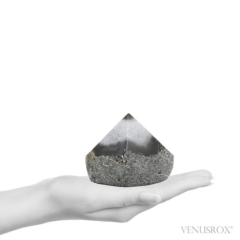 Agate with Quartz Polished/Naturtal Point from Brazil | Venusrox