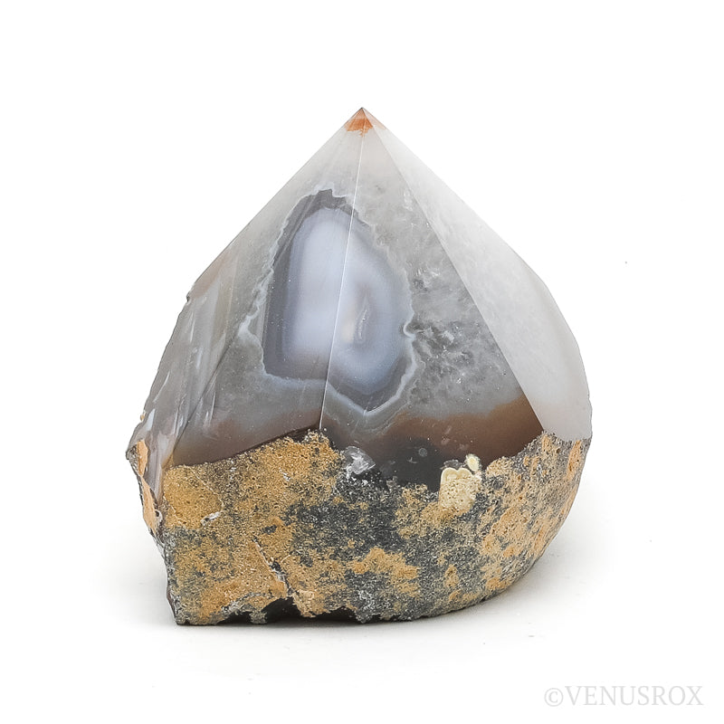 Agate with Quartz Polished/Naturtal Point from Brazil | Venusrox