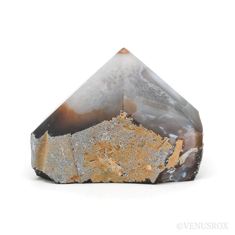 Agate with Quartz Polished/Naturtal Point from Brazil | Venusrox
