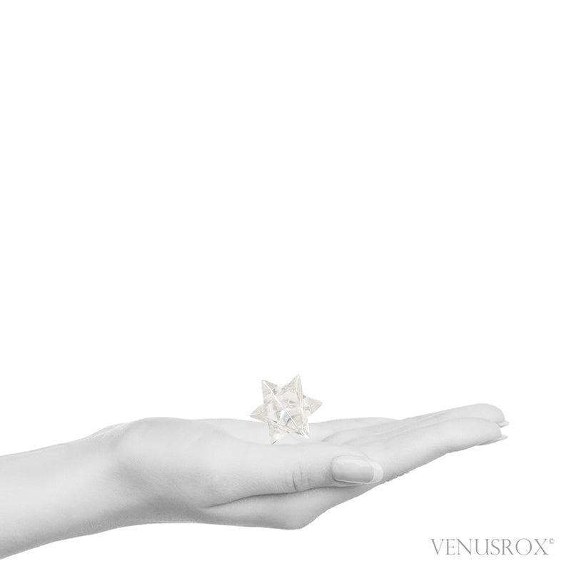 Clear Quartz Polished Star from Brazil | Venusrox