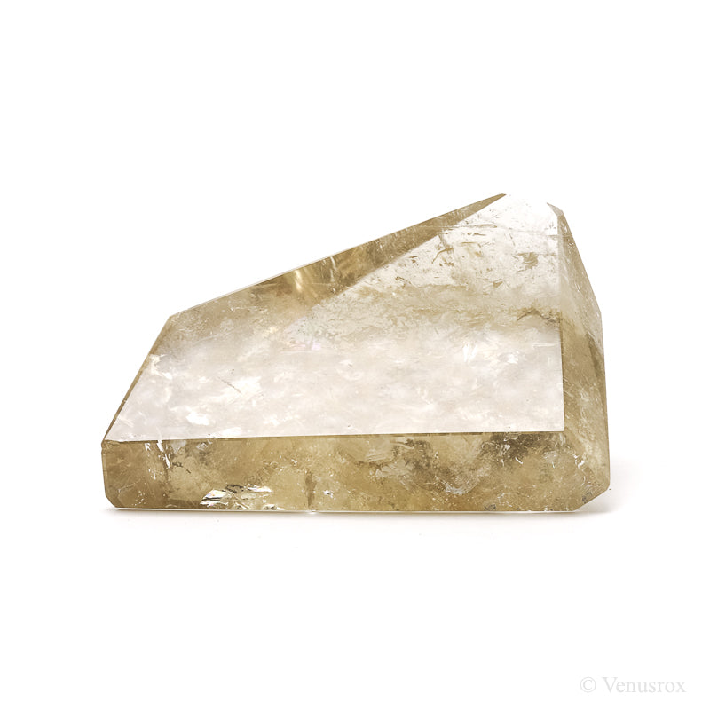 Naturally coloured Citrine Polished Point from Morro Redondo Mine, Coronel Murta, Minas Gerais, Brazil | Venusrox