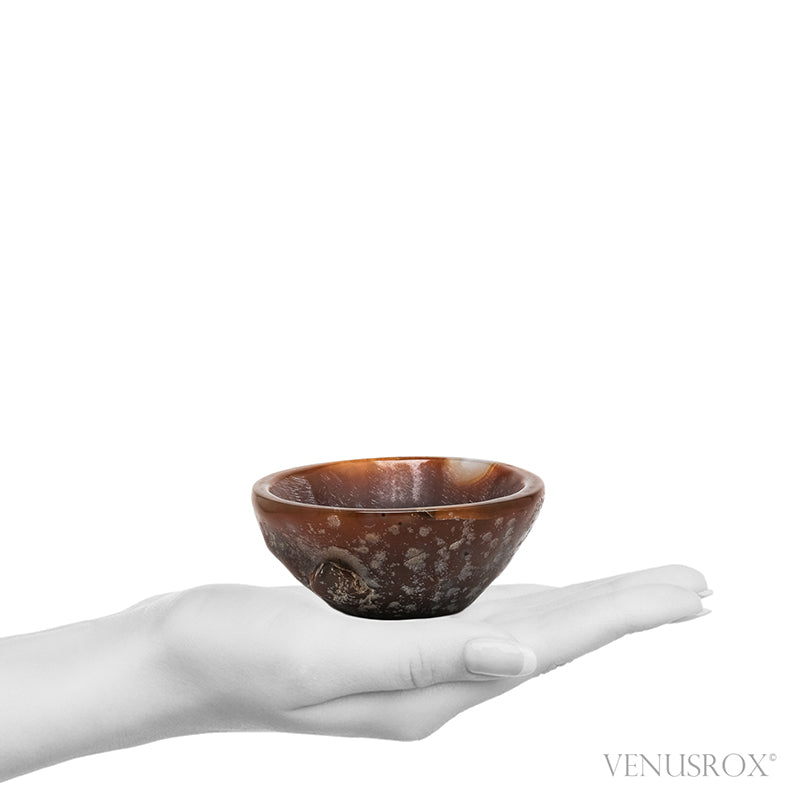 Agate Part Polished/Part Natural Bowl from Brazil | Venusrox