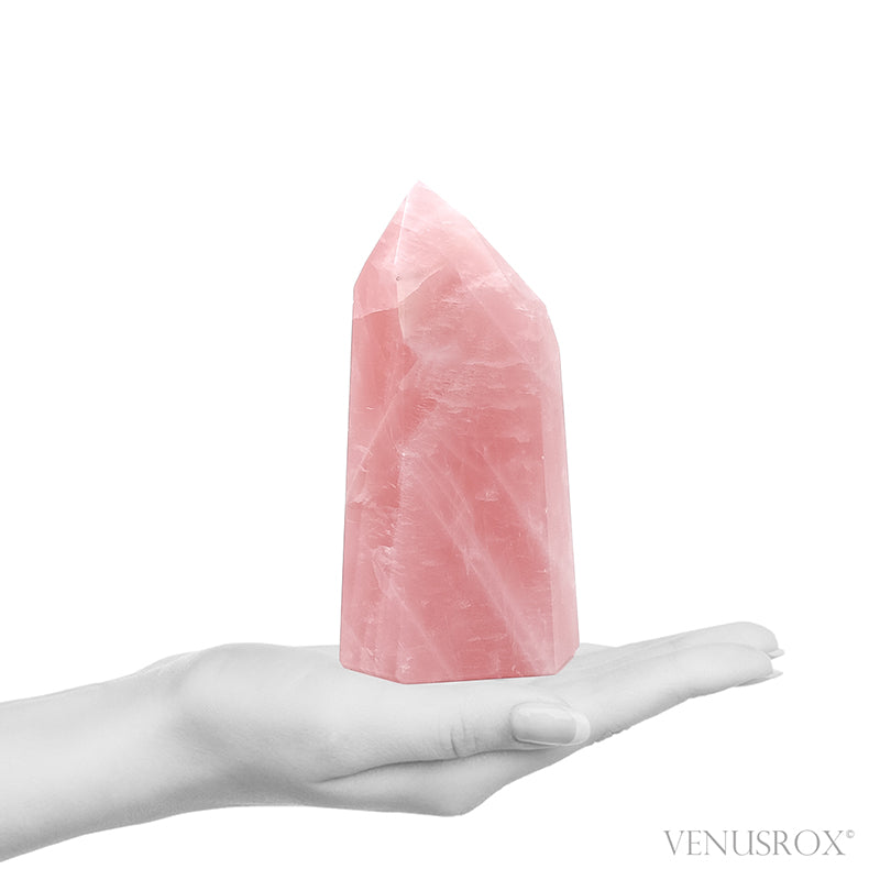 Rose Quartz Polished Point from Brazil | Venusrox