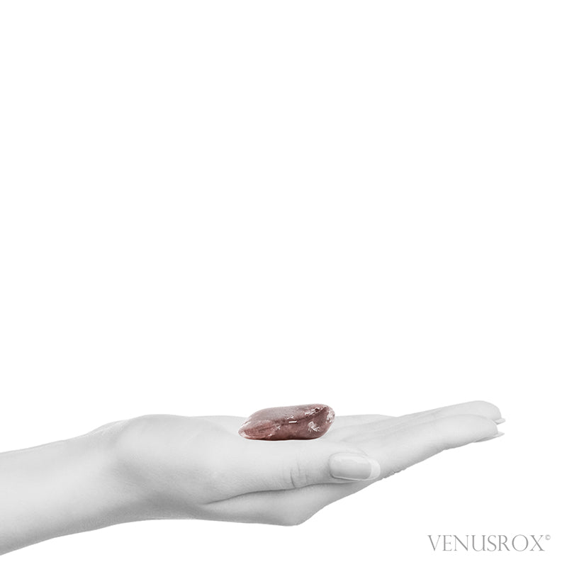 Strawberry Quartz Polished Crystal from Tanzania | Venusrox