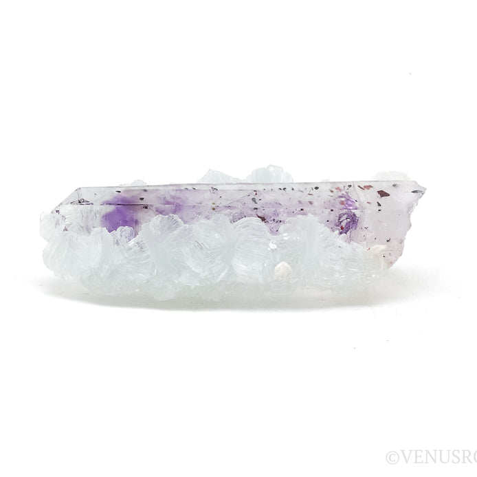Brandberg Amethyst/Smoky Phantom Quartz with Prehnite Natural Point from the Brandberg Mountains, Namibia | Venusrox