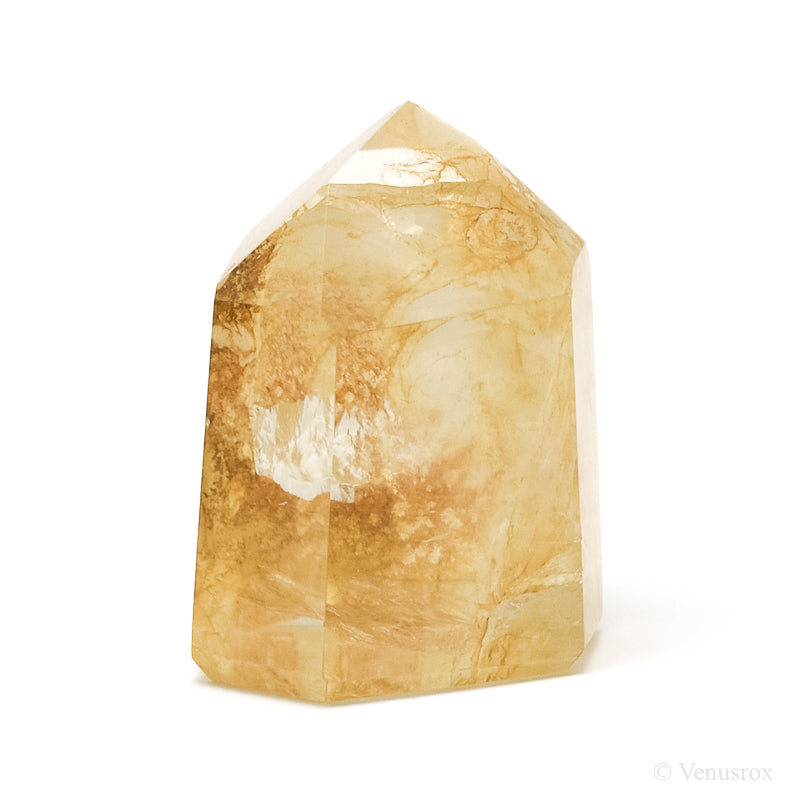 Golden Quartz Polished Point from Brazil | Venusrox