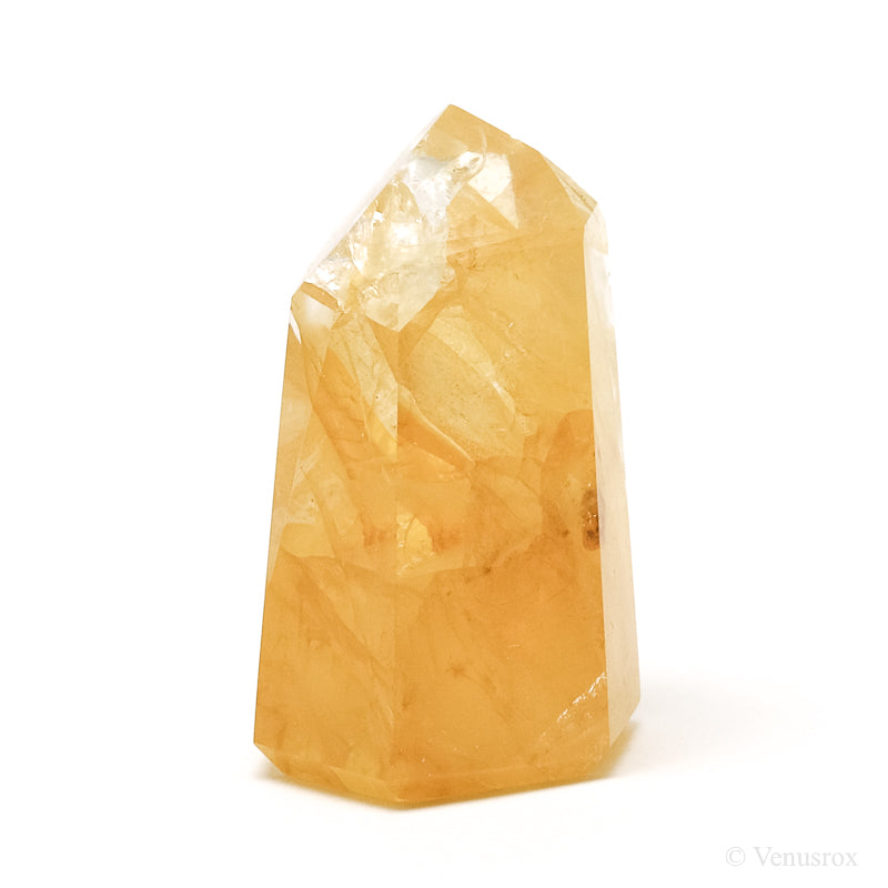 Golden Quartz Polished Point from Brazil | Venusrox