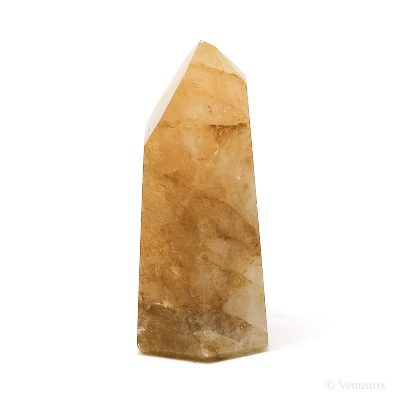 Golden Quartz Polished Point from Brazil | Venusrox