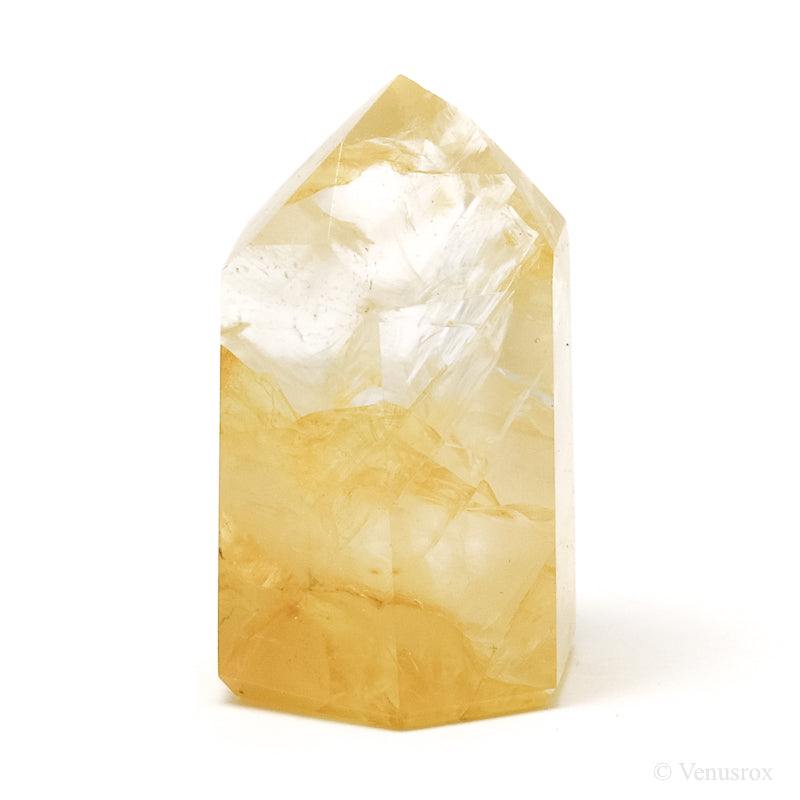 Golden Quartz Polished Point from Brazil | Venusrox