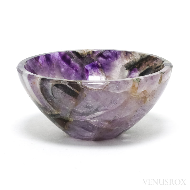 Chevron Amethyst Polished Bowl from India | Venusrox