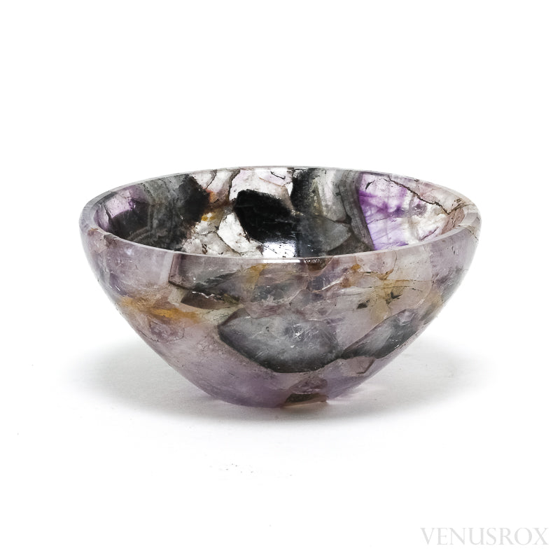 Chevron Amethyst Polished Bowl from India | Venusrox
