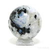 Rainbow Moonstone with Black Tourmaline Polished Sphere from India | Venusrox