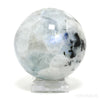 Rainbow Moonstone with Black Tourmaline Polished Sphere from India | Venusrox