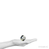 An exquisite Rainbow Moonstone with Black Tourmaline Polished Sphere from India | Venusrox