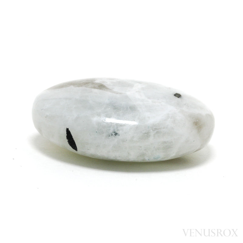 Rainbow Moonstone with Black Tourmaline Polished Crystal from India | Venusrox