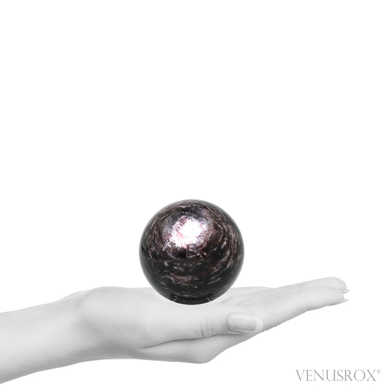 Lepidolite Polished Sphere from Brazil | Venusrox