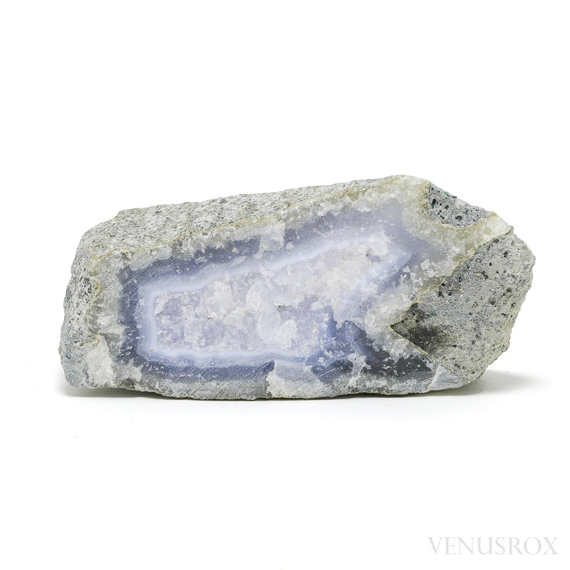 Blue Lace Agate on Matrix Polished/Natural Crystal from Malawi | Venusrox