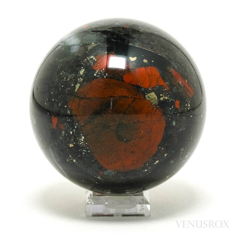 Seftonite (African Bloodstone) Polished Sphere from South Africa | Venusrox