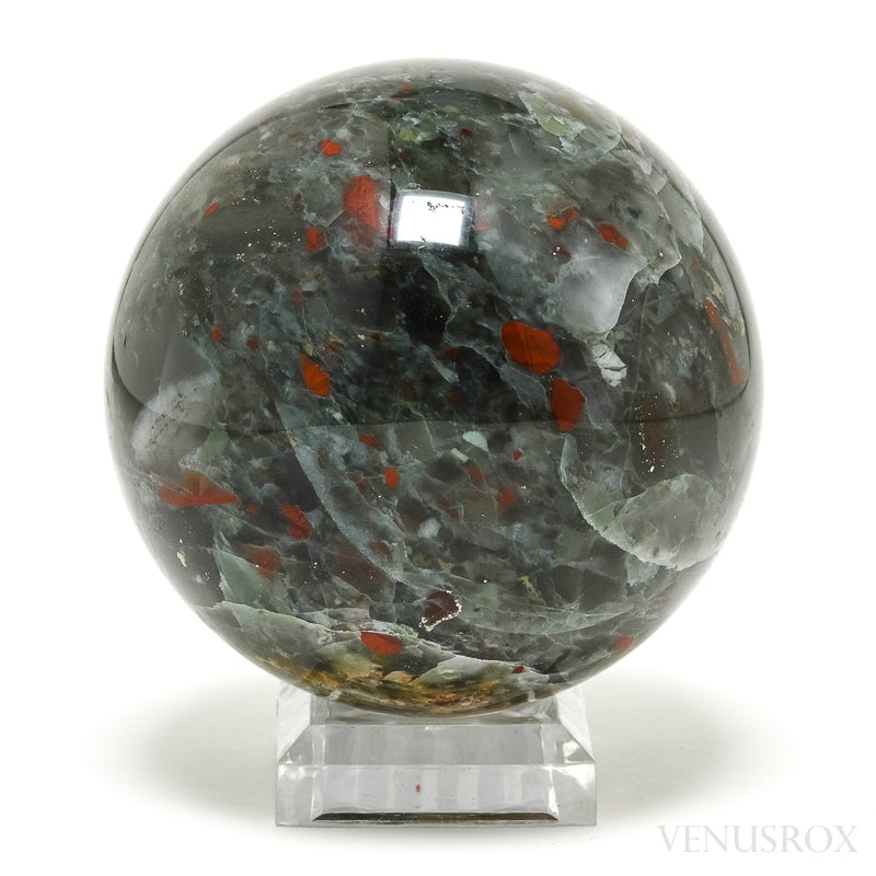 Seftonite (African Bloodstone) Polished Sphere from South Africa | Venusrox