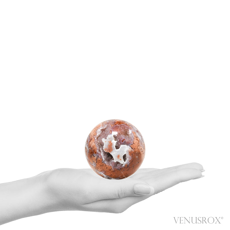 Agate with Quartz Geode Sphere from Brazil | Venusrox