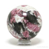 Pink Tourmaline with Albite Polished Sphere from Brazil | Venusrox