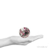 Pink Tourmaline with Albite Polished Sphere from Brazil | Venusrox