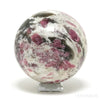 Pink Tourmaline with Albite Polished Sphere from Brazil | Venusrox