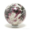 Pink Tourmaline with Albite Polished Sphere from Brazil | Venusrox