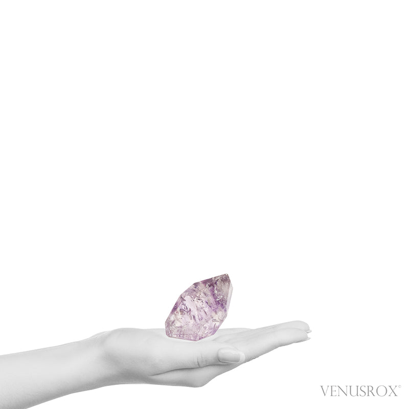 An exceptional Amethyst Phantom Polished Crystal from Brazil | Venusrox, the UK's Premier Crystal Shop