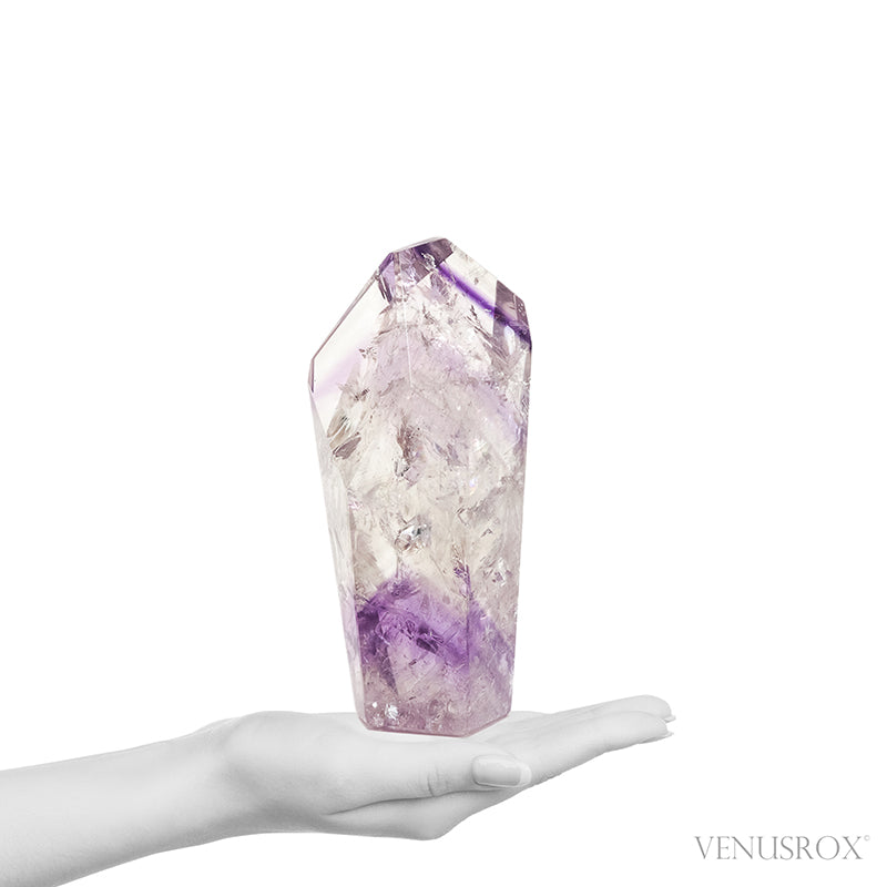 Amethyst Phantom Polished Crystal from Brazil | Venusrox