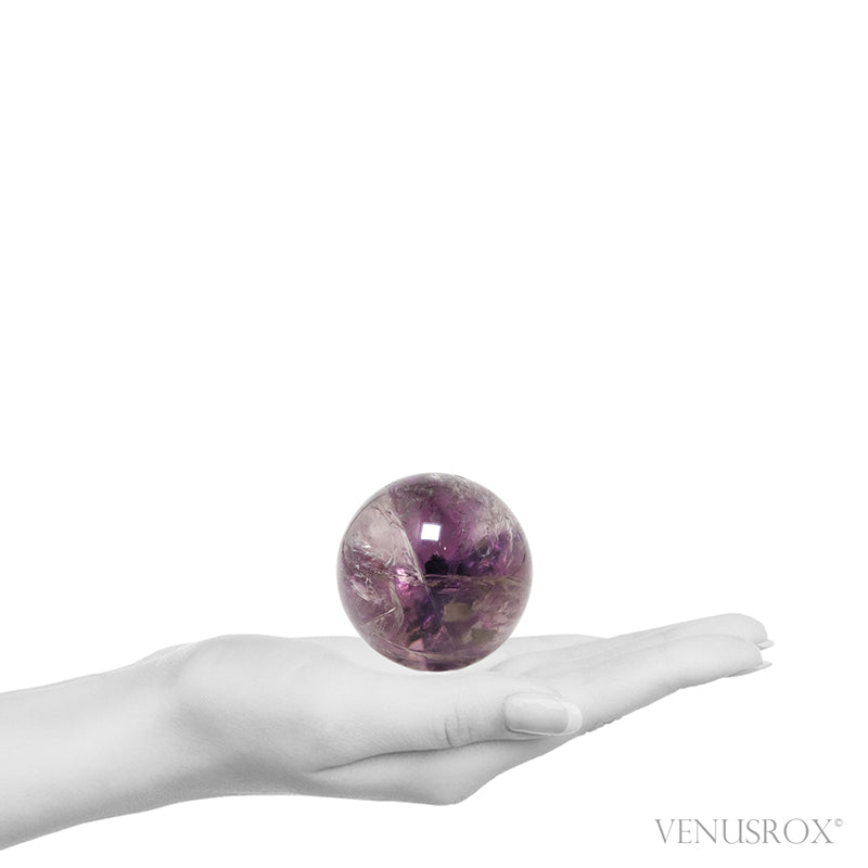 Amethyst Phantom Polished Sphere from Brazil | Venusrox