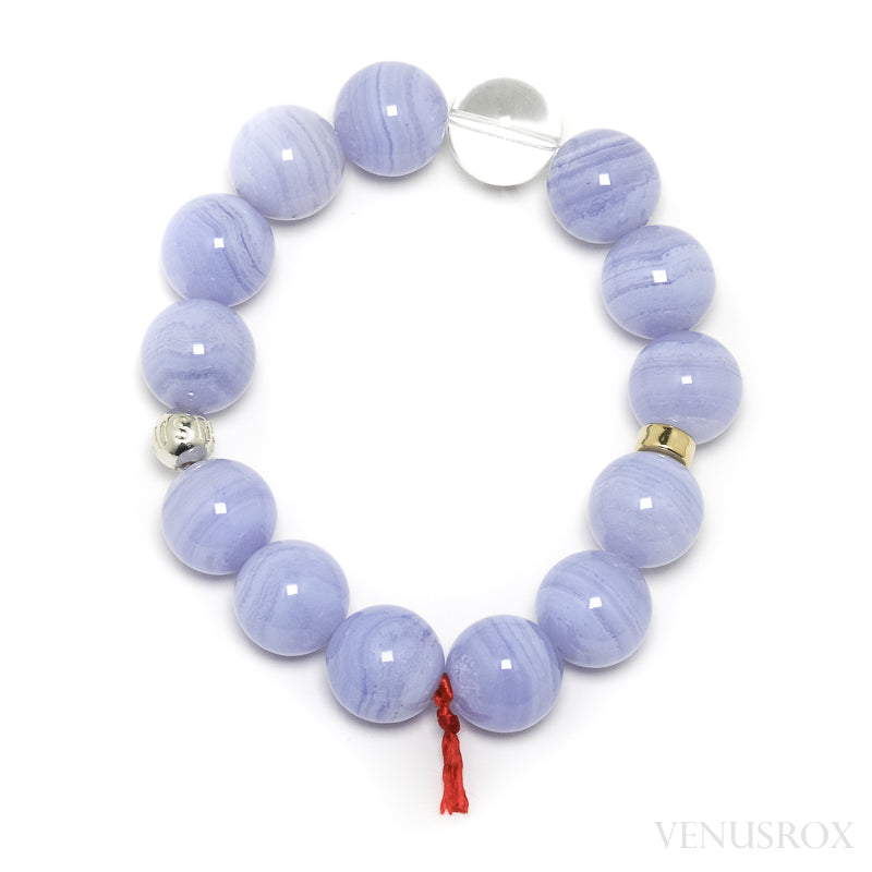 Blue Lace Agate Bracelet from Malawi | Venusrox