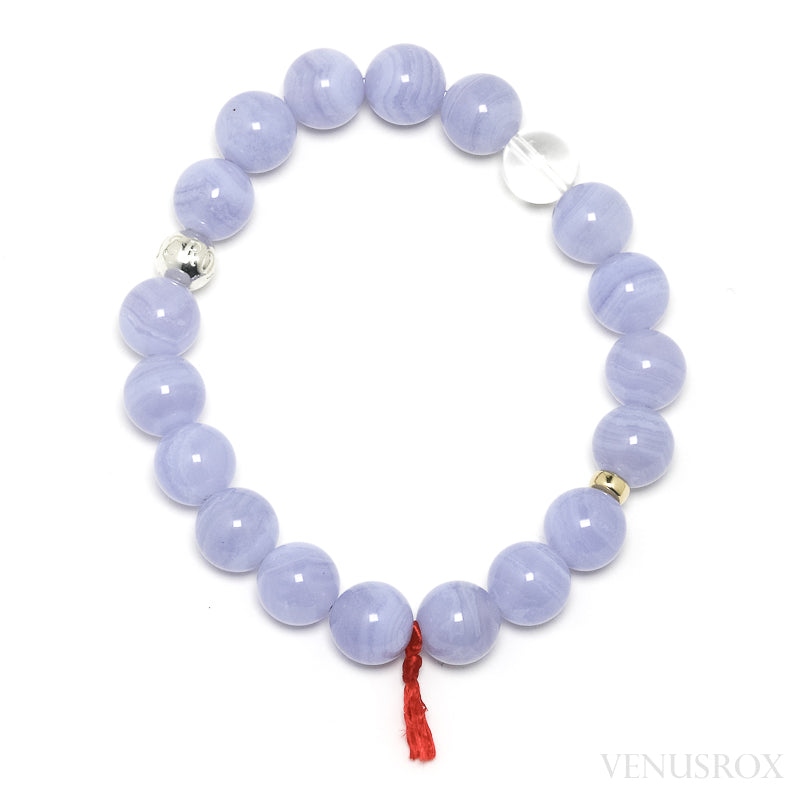 Blue Lace Agate Bracelet from Malawi | Venusrox